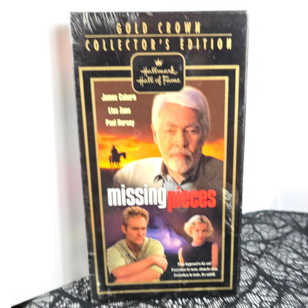 Missing Pieces VHS Hallmark Hall of Fame James Coburn Sealed Gold Crown Edition